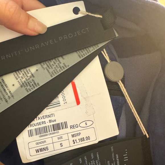 BEN TAVERNITI UNRAVEL PROJECT LEATHER Lace-up Biker Shorts In Dark Blue, Size Sm - Picture 5 of 5